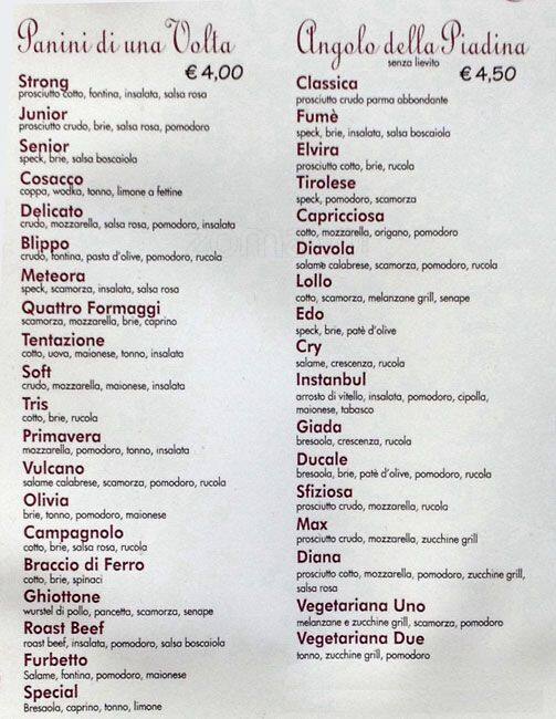 Menu di IQOS PARTNER - Max cafè Washington 88, Milano 