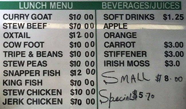 Bigger Restaurant menu