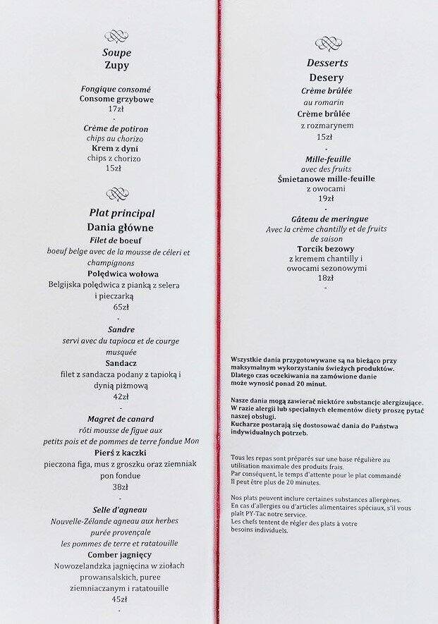 Abazur Menu Menu For Abazur Bielany Warszawa