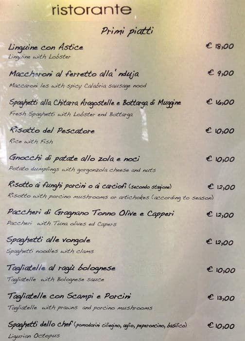 Menu di Grigliamania 