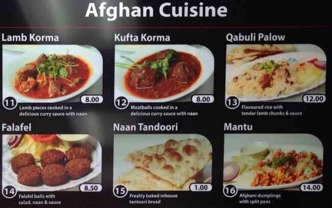 Carta de Safa Kebab