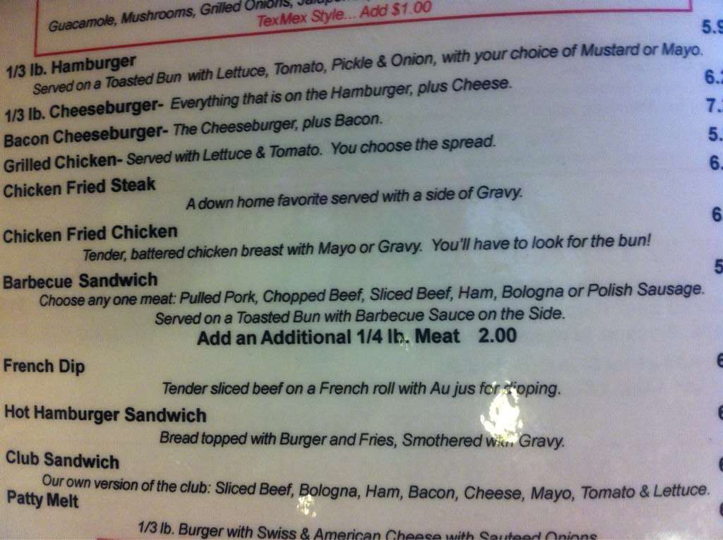 Buddy's Grill Menu, Menu for Buddy's Grill, Claremore, Tulsa