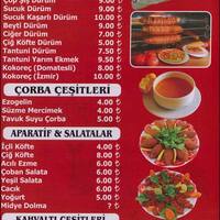 Senem Ana Tantuni Menu Menu For Senem Ana Tantuni Rumeli Hisarustu Istanbul