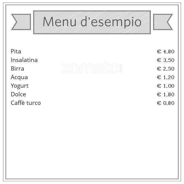 Menu di OPA 