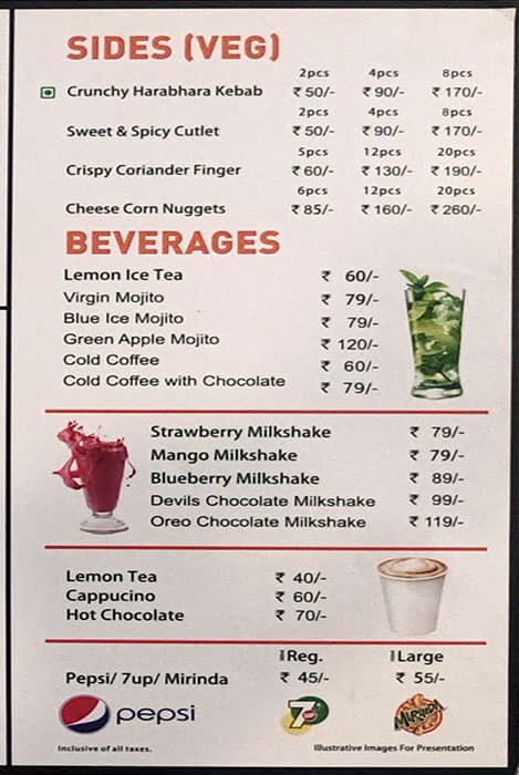 Menu at Everfresh Food, Navi Mumbai, Shop No 9