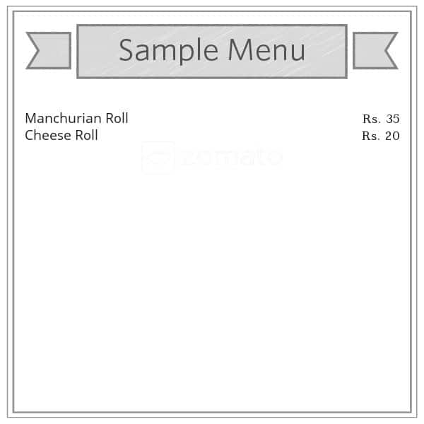 Pastry Corner menu