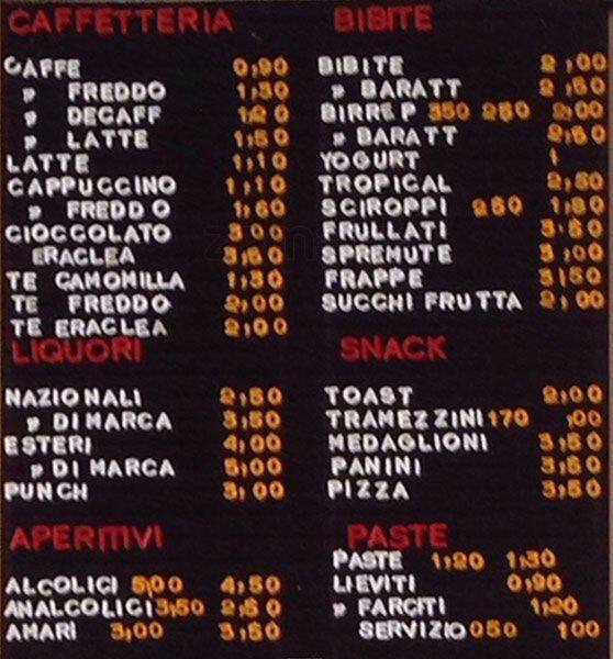 Carta de Valori Caffè
