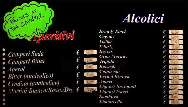 Menu di It-Food & Drink 