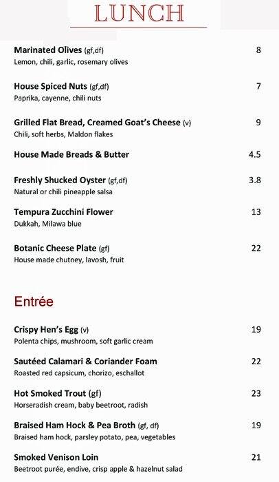 Botanic Gardens Restaurant, CBD, Sydney - Urbanspoon/Zomato