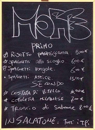 Menu di More Coffee 