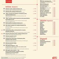 masa menu menu for masa istinye merkez istanbul