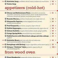 masa menu menu for masa istinye merkez istanbul