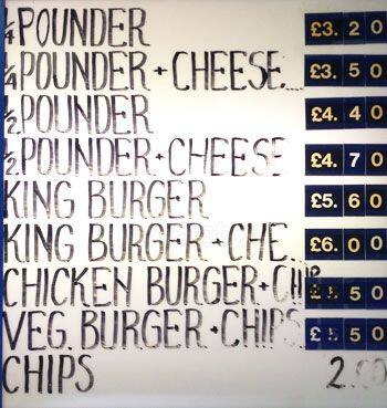 Turkish Doner Inn menu