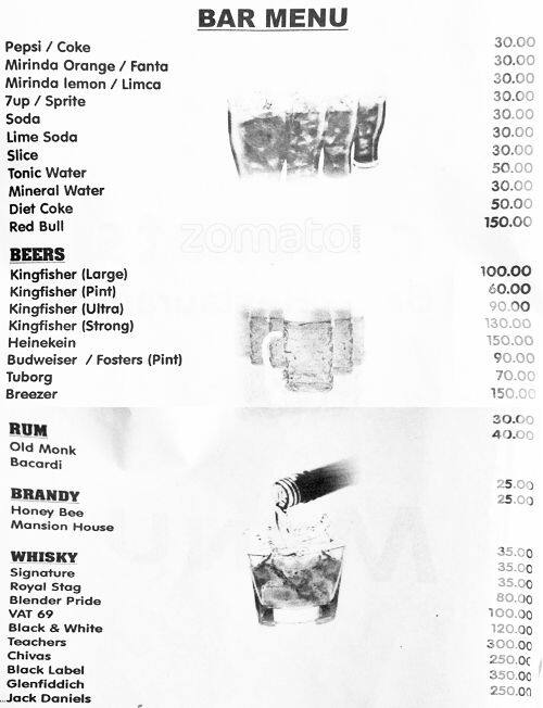 21 Coconuts menu