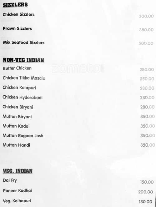 21 Coconuts menu