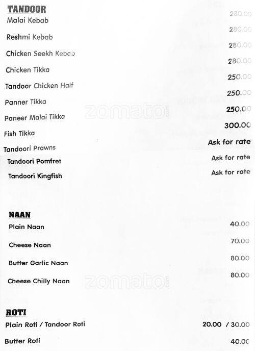21 Coconuts menu