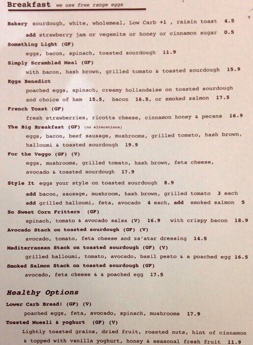 Whispers Cafe Menu, Menu for Whispers Cafe, Parramatta, Sydney