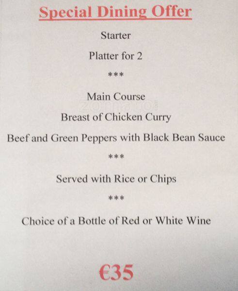 Carta de Tsangs Chinese