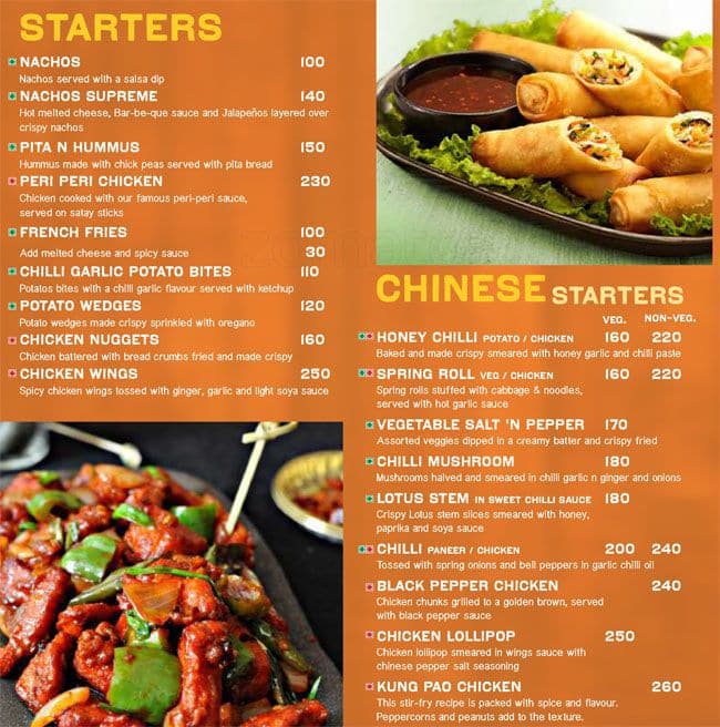 Cafe Brown Sugar Menu, Menu for Cafe Brown Sugar, Defence Colony, New