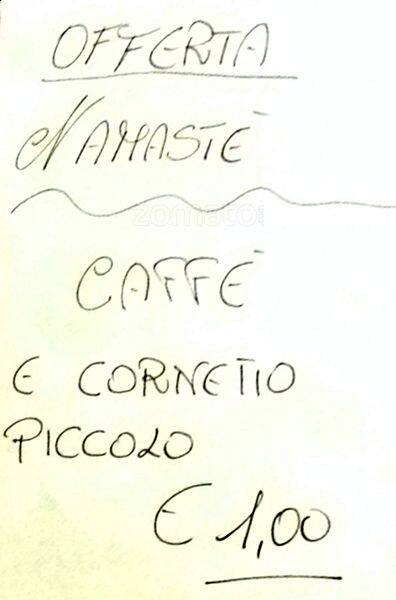 Menu di Namastè 