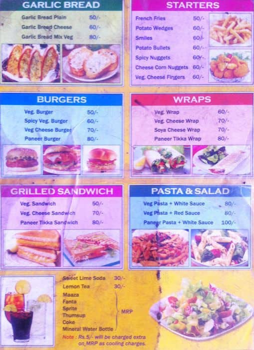 Menu at Pizza Palace, Hyderabad, Near SBI Bank