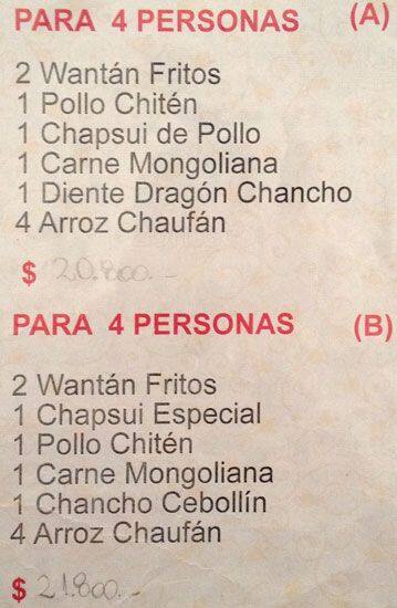 Carta de bella Oriente