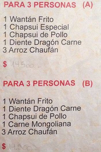 Carta de bella Oriente