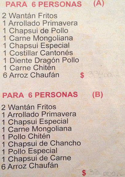 Carta de bella Oriente