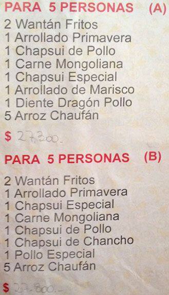 Carta de bella Oriente