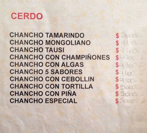 Carta de bella Oriente