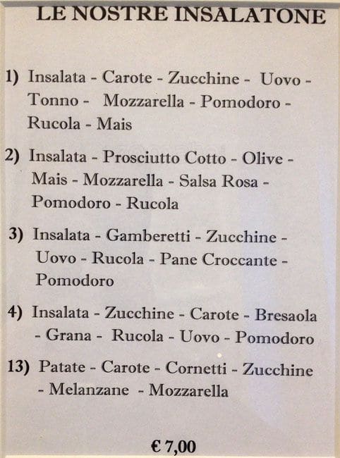 Menu di Bar Washington 76 
