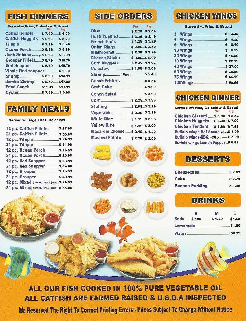 Nemo S Fish Chicken Miami Gardens Miami क म न