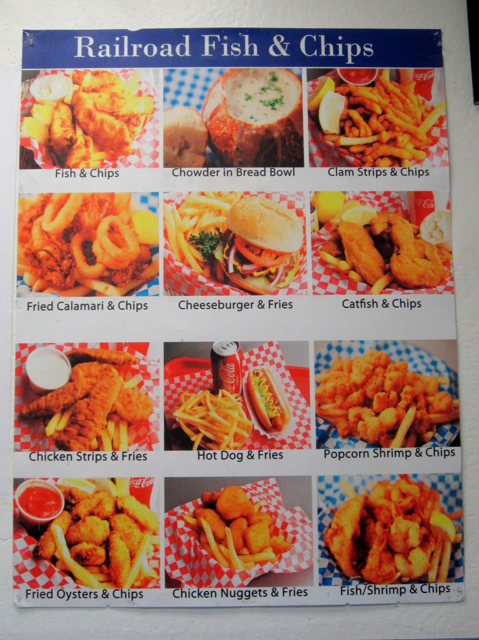 Railroad Fish & Chips Menu Urbanspoon/Zomato