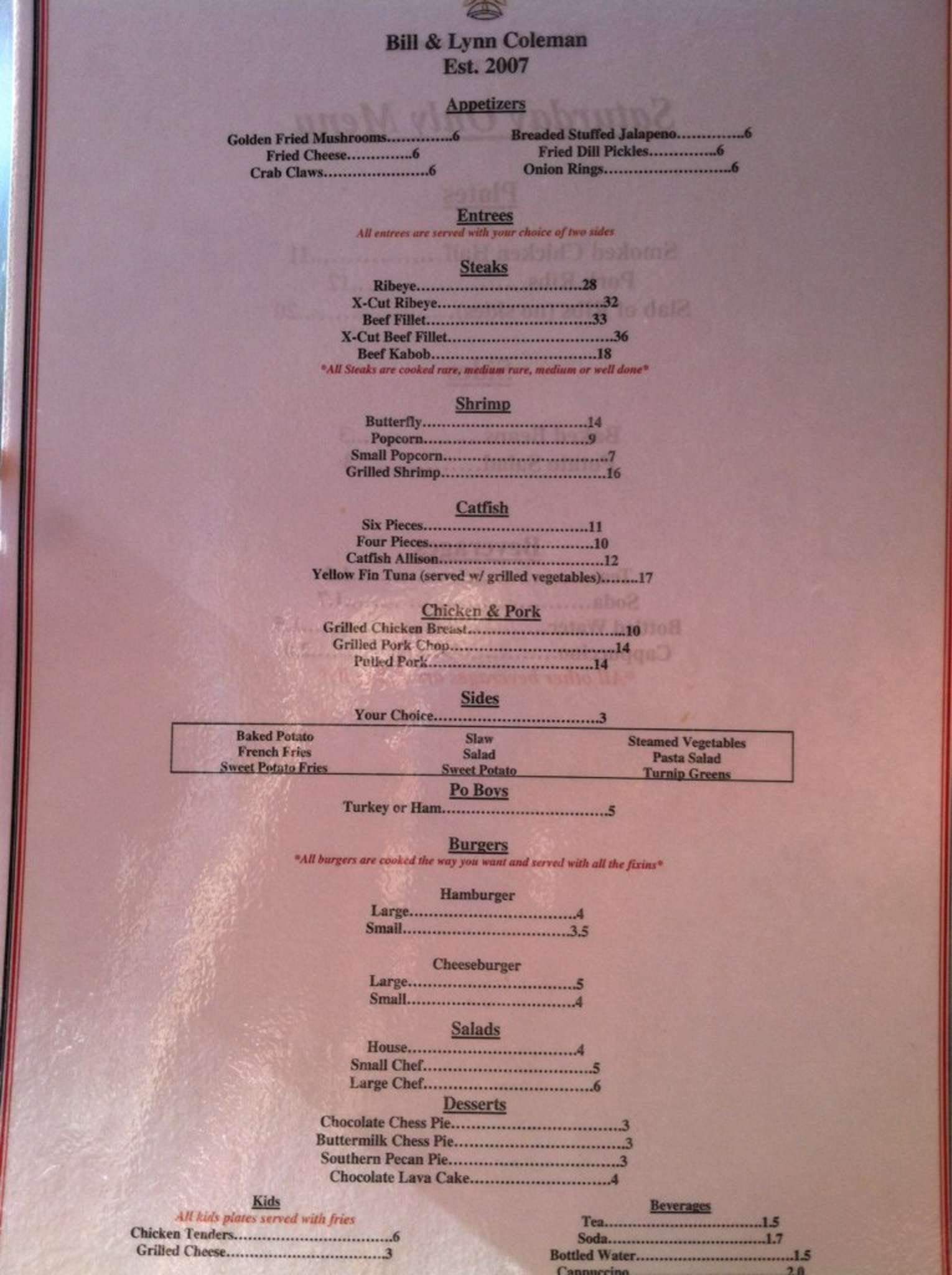 Yazoo City Restaurants - iecu6qr