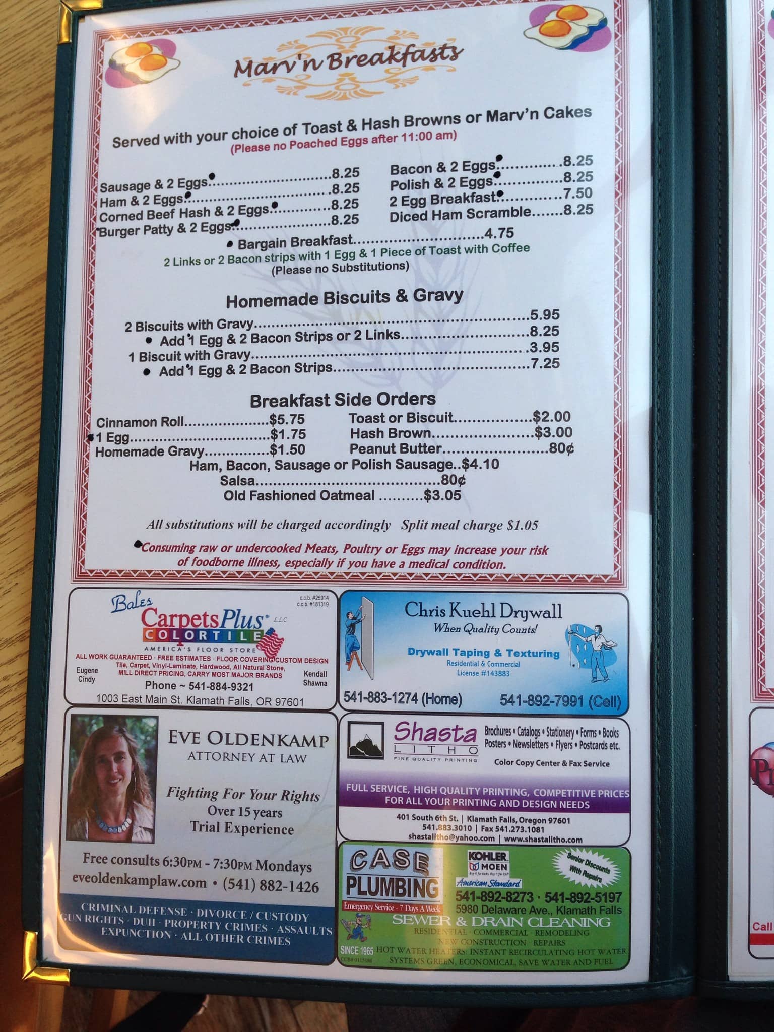 Starv N Marv Family Restaurant Menu Urbanspoon Zomato Starv N Marv Family Restaurant Klamath Falls Menu