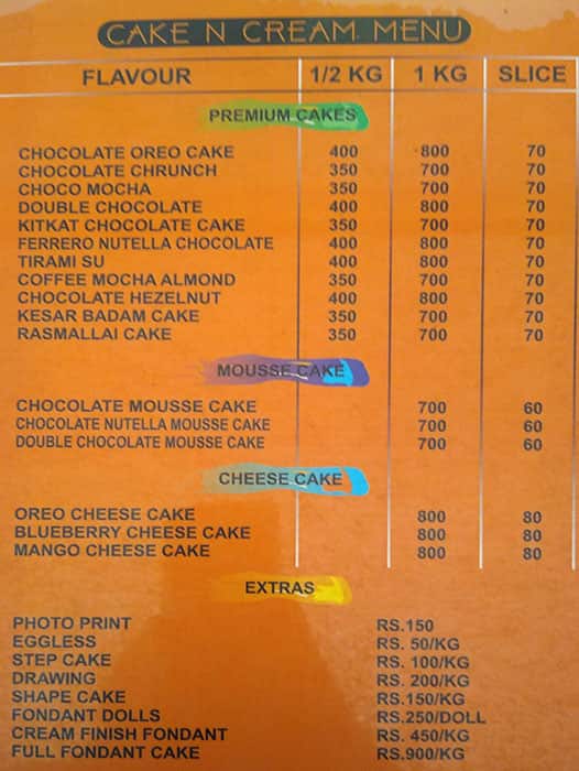 Cake n Cream in Bengaluru Urban – Shop in Bangalore, reviews, prices –  Nicelocal