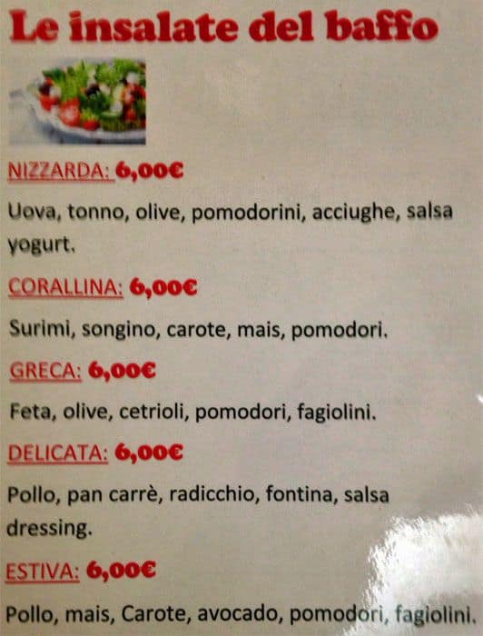 Menu di NoName 