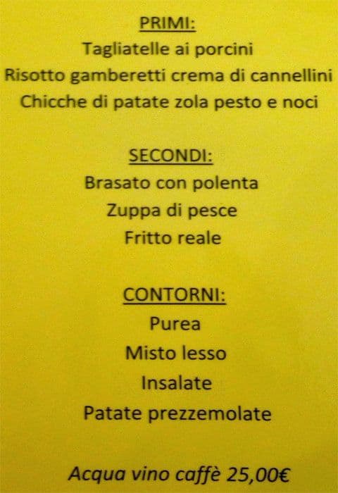 Menu di NoName 