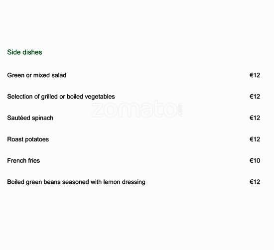 Menu di Il Giardino Bar 