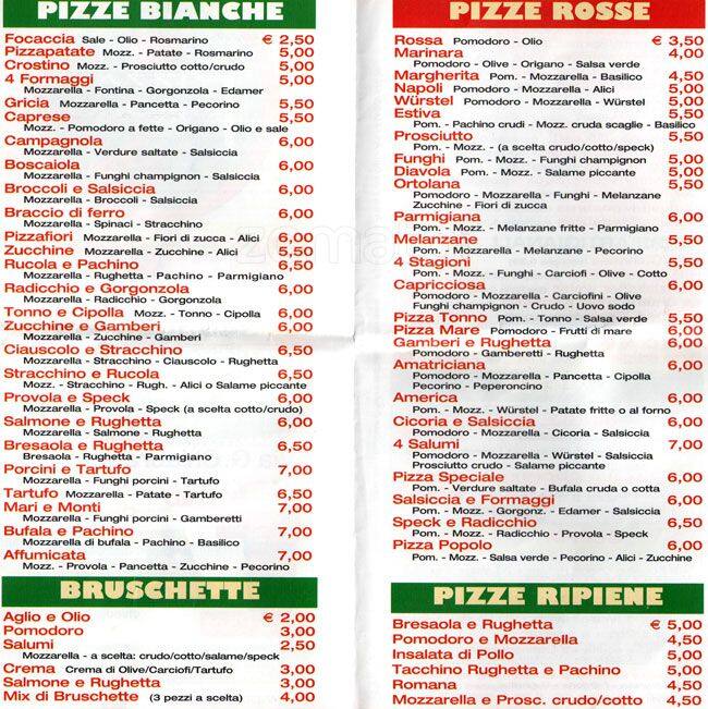 Menu di Fast and Food 