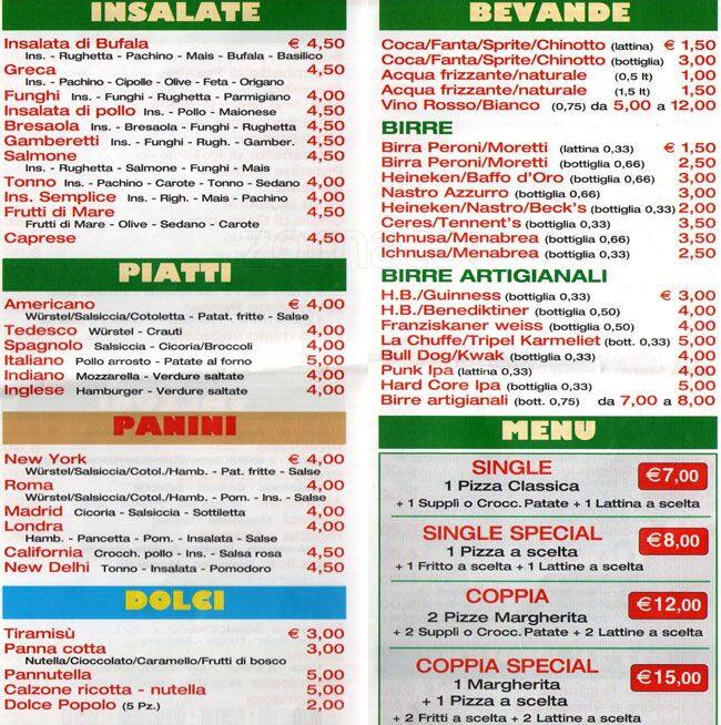 Menu di Fast and Food 