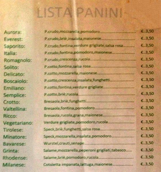 Menu di Mac Mahon 88 