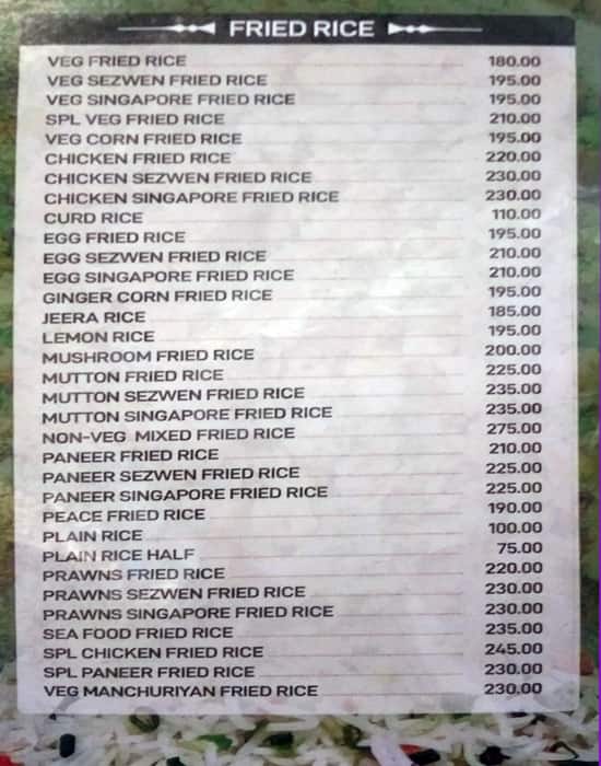 Real Deepak Punjabi Dhaba menu