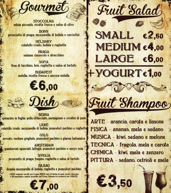 Menu di OtBred 