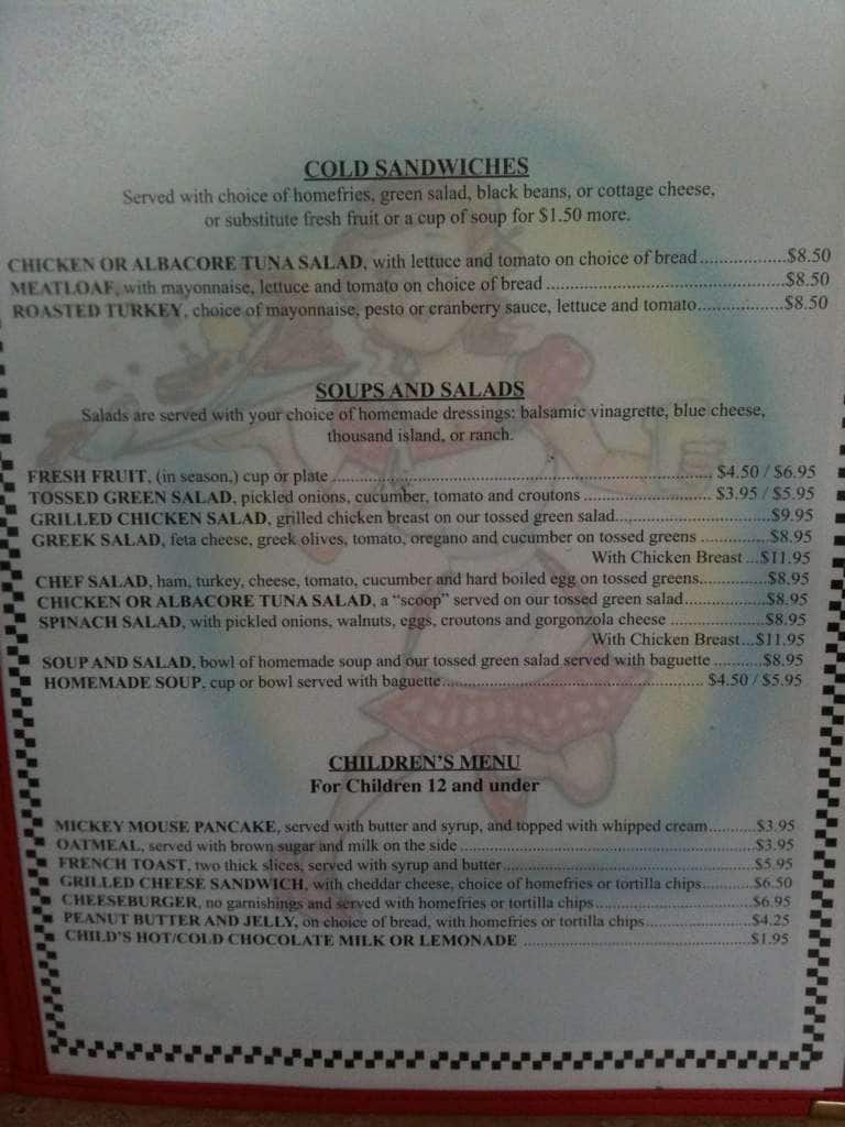 Hallie's Menu, Menu for Hallie's, Petaluma, Petaluma Urbanspoon/Zomato