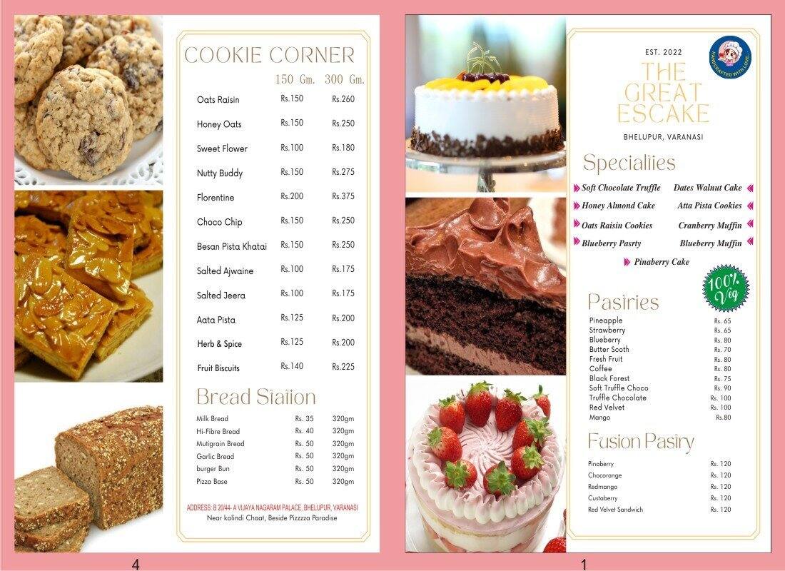 Cakes and Cookies, Varanasi - Restaurant menu and reviews