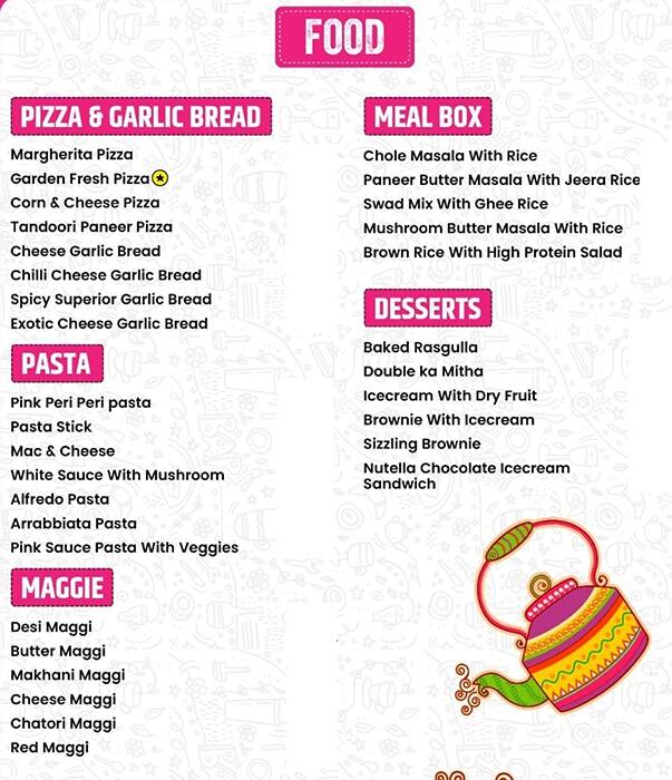 MBA Chaiwala Bhubaneswar (Dine-In) menu