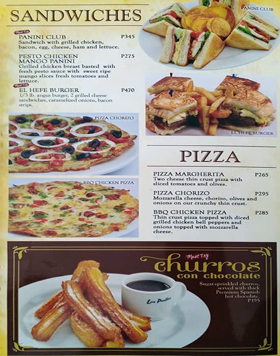 Menu at Bless Las Paellas Vista Mall Taguig restaurant, Taguig