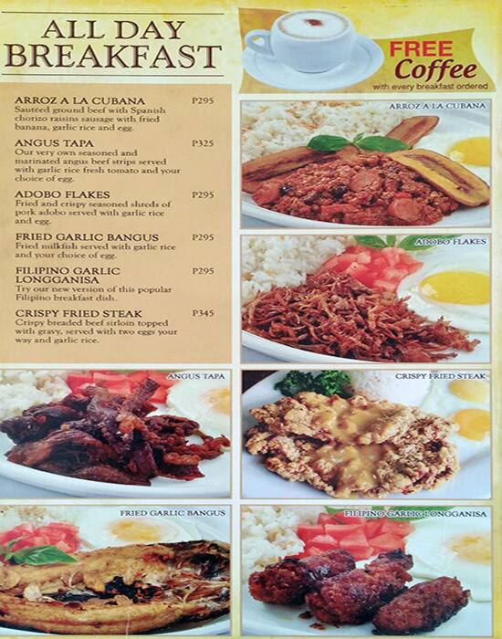Menu at Bless Las Paellas Vista Mall Taguig restaurant, Taguig