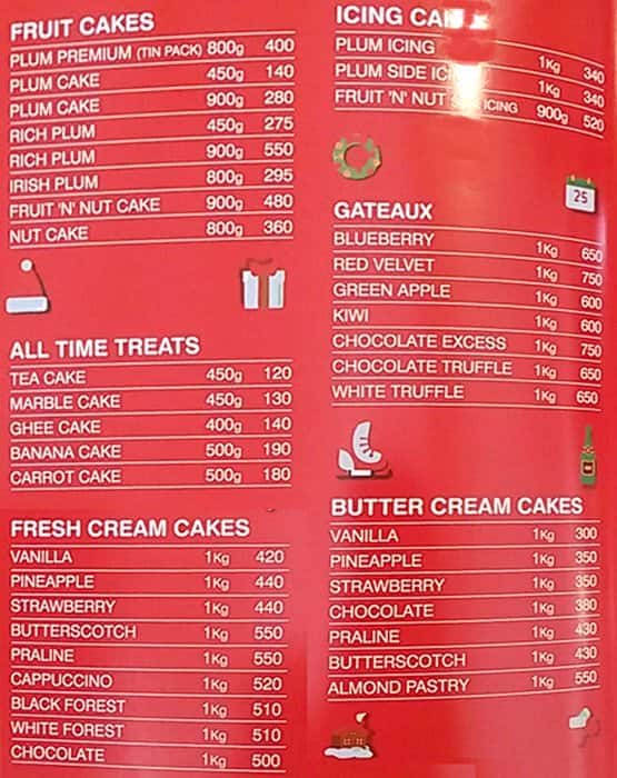 Bakery B by Best Bakers Menu, Menu for Bakery B by Best Bakers